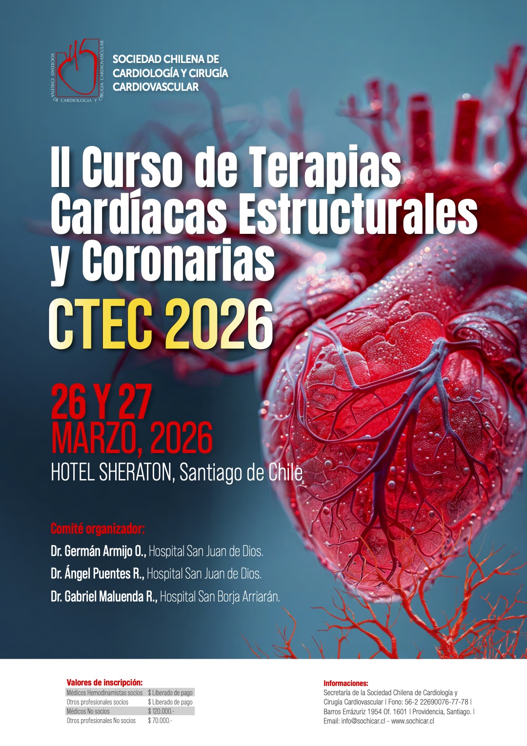 II Curso de Terapias Cardíacas Estructurales y Coronarias CTEC 2026